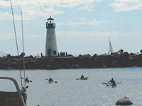 Santa Cruz lighthouse . . .