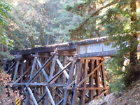 Railway trestle . . .